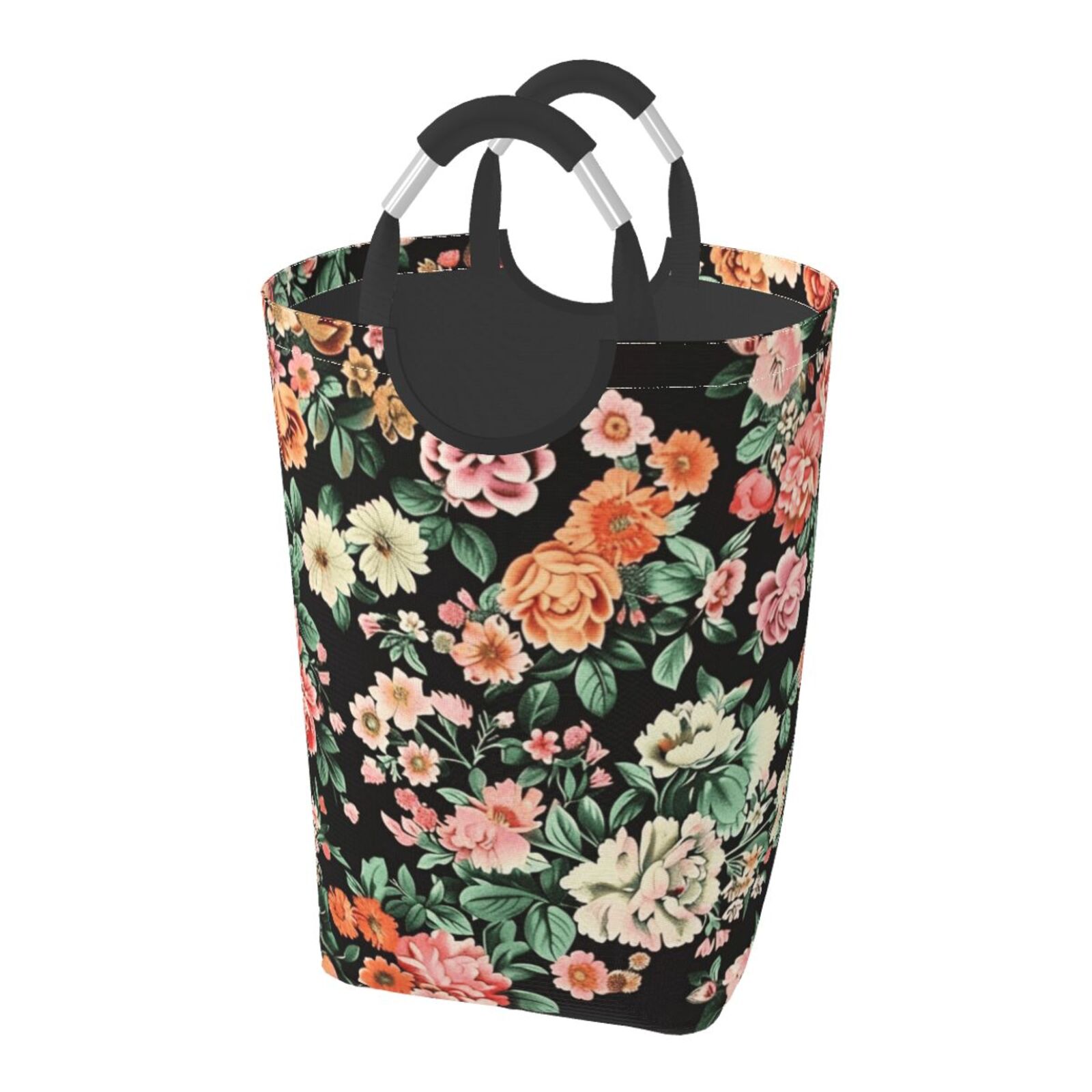 Floral painting in watercolor laundry bag, machine washable dirty
