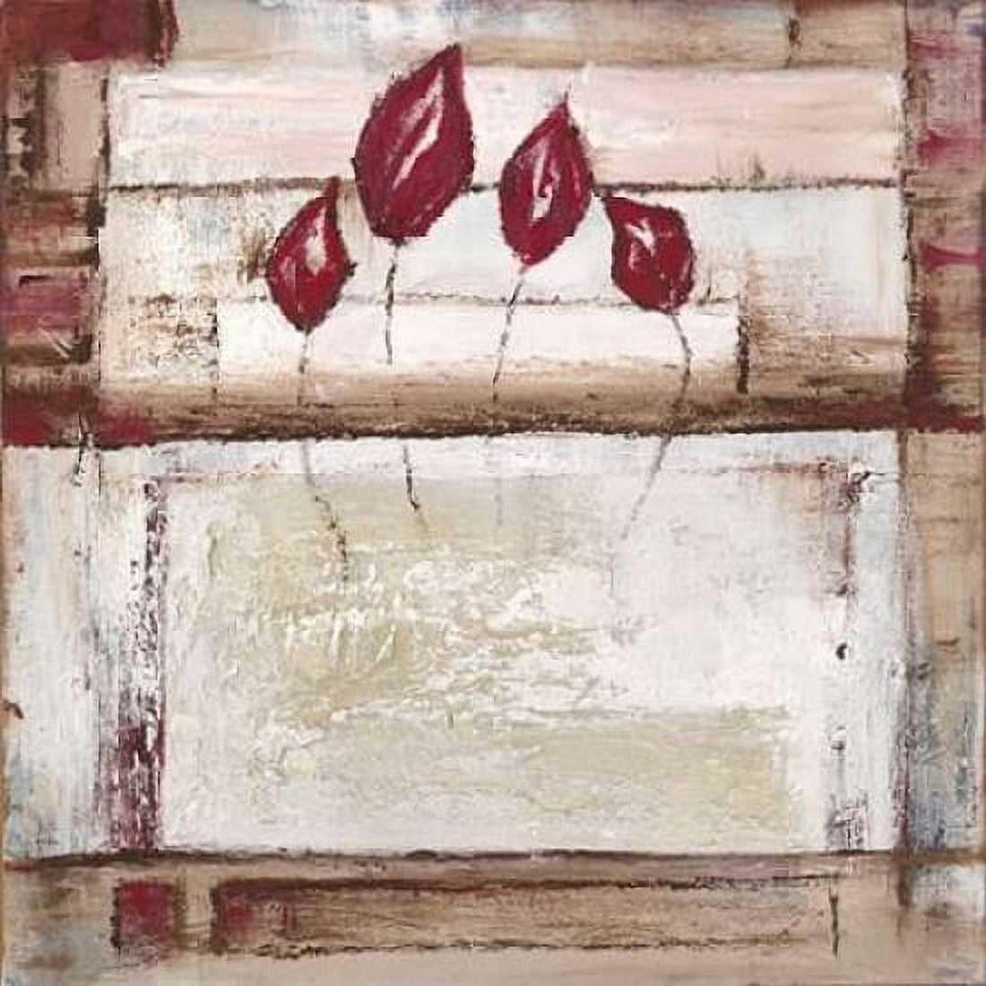 Floral set II Canvas Art - Kristel Peters (24 x 24)