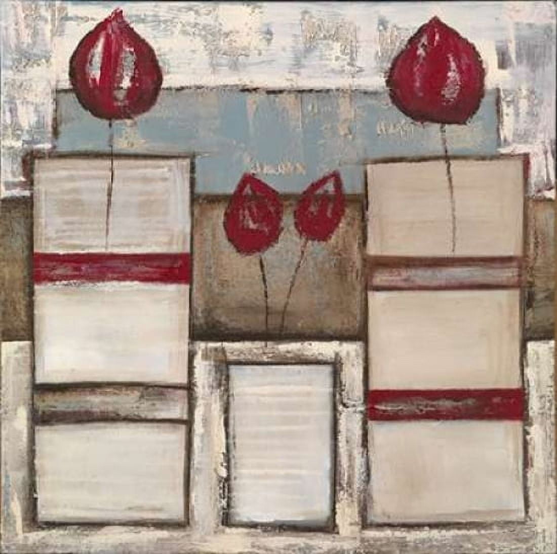 Floral set III Canvas Art - Kristel Peters (24 x 24)