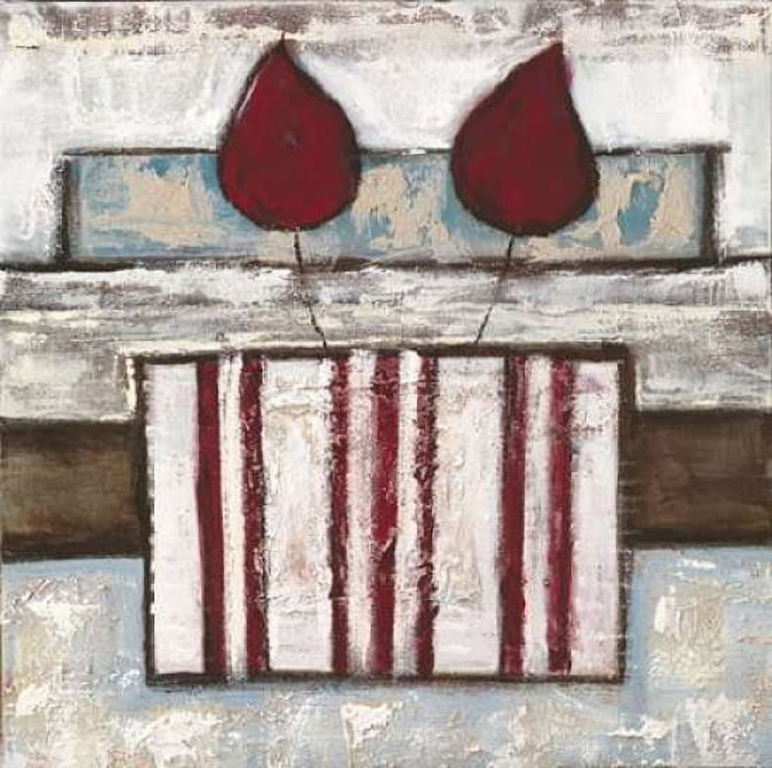 Floral set IV Canvas Art - Kristel Peters (24 x 24)