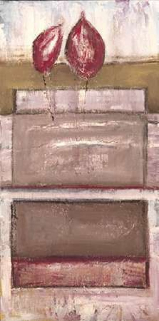 Floral set V Canvas Art - Kristel Peters (10 x 20)