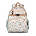 thumbnail image 1 of Floral student backpack, lightweight, waterproof, multiple compartments, perfect for school or gifting occasions., 1 of 6