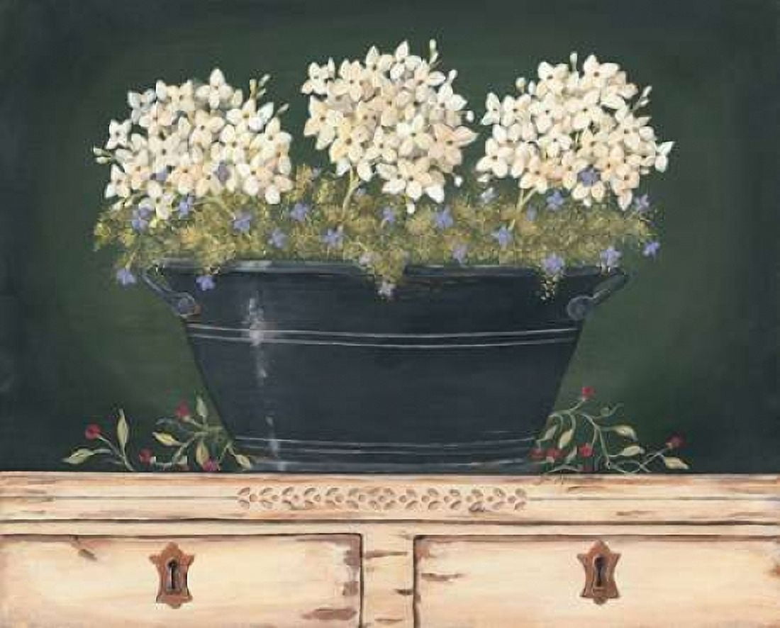 Floral with Hydrangea Canvas Art - Jo Moulton (20 x 24)