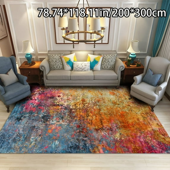 FloralPattern Craft Home Decor Modern Abstract Pattern Style, Suitable for Living Room Mats, Sofa Cushions, Bedroom Mats, Household Carpets, Shopping Malls, Coffee Shops, etc. Easy to Clean, Availabl