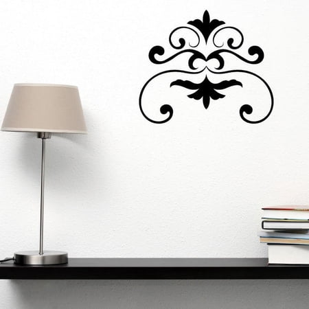 Floraldamask Wall Decal - Vinyl Decal - Car Decal - Id050 - 36 Inches