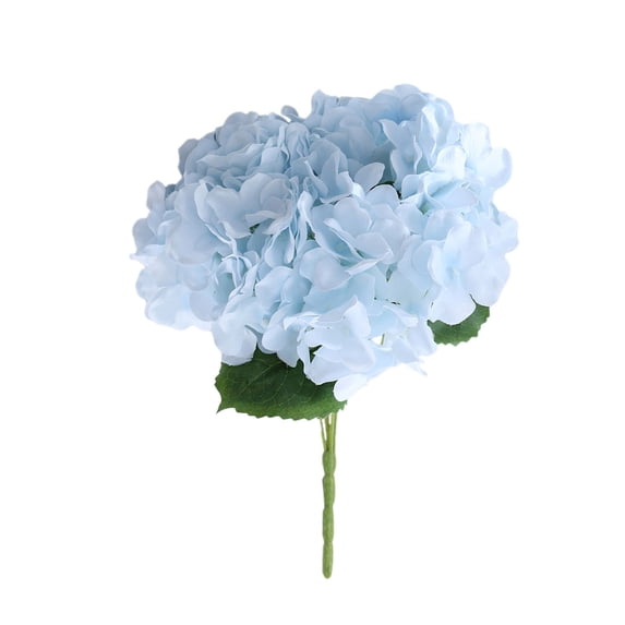 Florals 13'' Silk Hydrangea with Long Stems Artificial Realistic Hydrangea Bouquet for Wedding Decor Artificial Flowers Garden Decor for Outside Harlik