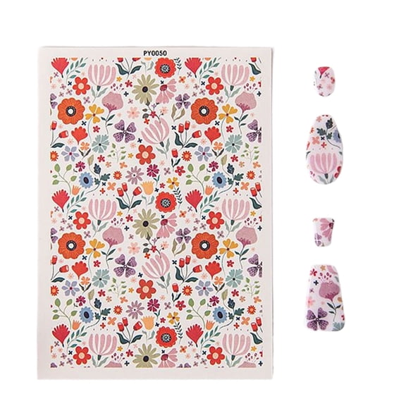 Florals Clay Transfer Paper Flower Leaf Transfer Sheet Jewelry Making Decorations