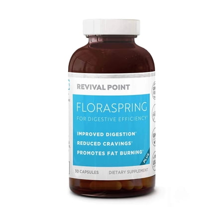 Floraspring Dr Formulated Probiotics Revival Point - Daily Gut Health Supplements -Bloating, Metabolism & Digestive Health* - 30 Count
