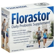 Florastor Daily Probiotic Supplement Vegetable Capsules, 30 count