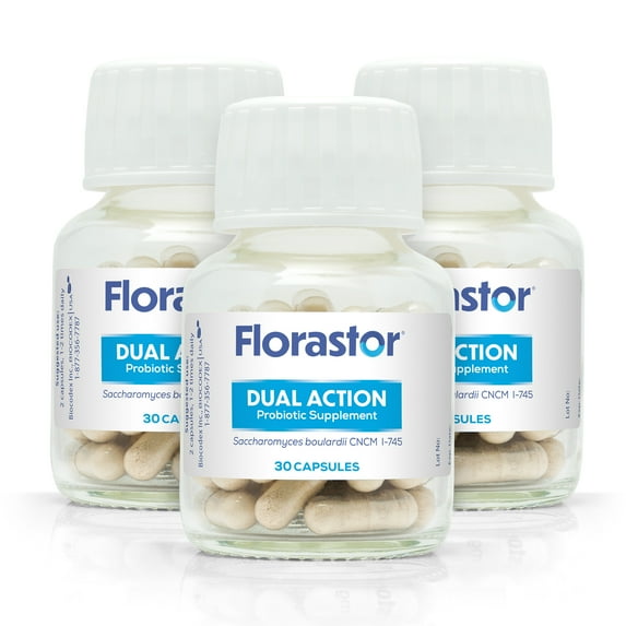 Florastor Daily Probiotic for Women & Men with Saccharomyces Boulardii CNCM I-745, 90ct