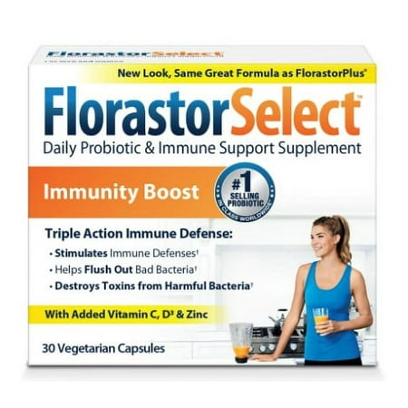 Florastor *Select* Daily Probiotic & Immune Support *Immune Boost* (30 CT)