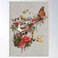 thumbnail image 1 of Floreal Revolver Poster Wall Art, Modern Wall Decor For Living Room Bedroom, 8x12 UNFRAMED, 1 of 3