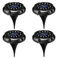 FloreceBien Solar Ground Lights Outdoor 12LED Solar Waterproof Lights