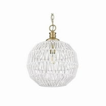 Golden Lighting Florence 1-light Pendant in Brushed Champagne Brass