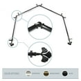 thumbnail image 1 of Florence 13/16" 4-Sided Bay Window Curtain Rod - Black, 1 of 3