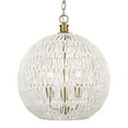 thumbnail image 1 of Golden Lighting Florence 3-light Pendant in Brushed Champagne Brass, 1 of 6
