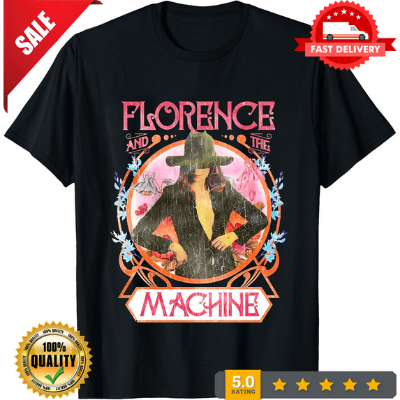 Florence And The Machine 2017 T- Shirt Short Sleeve Adult Unisex S-5XL TN0252, NEW TRENDING ITEM-TH72750