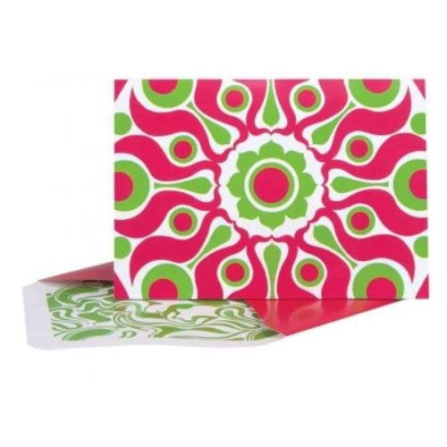 Florence Broadhurst Set of 10 Solar Notecards with Cordinating Envelopes
