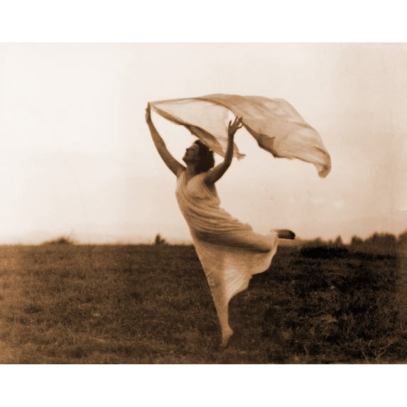 Florence Fleming Noyes ( D. 1928) Performing A Modern Dance History (36 x 24)