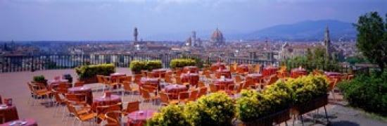 Florence Italy Canvas Art - Panoramic Images (36 x 12)