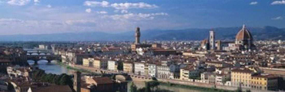 Florence Italy Canvas Art - Panoramic Images (37 x 12)