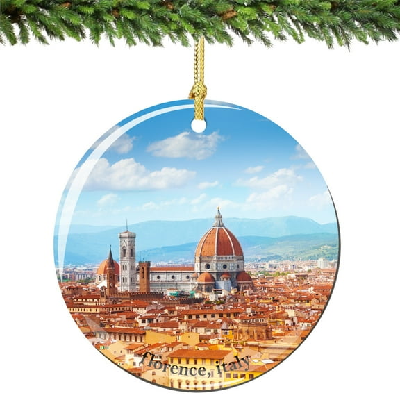 Florence, Italy Porcelain Christmas Ornament
