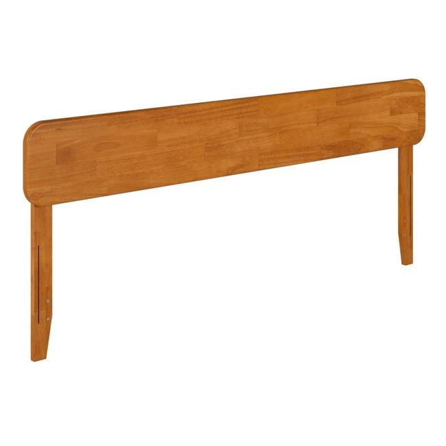 Florence King Size Solid Wood Headboard, Light Toffee