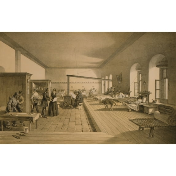 Florence Nightingale History Poster Print
