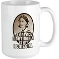 thumbnail image 1 of Florence Nightingale Large Mug Ceramic Coffee Mug, Tea Cup 15 oz, 1 of 4