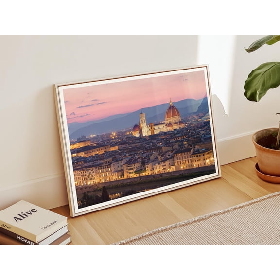 Florence Print Italy Photography Piazzale Michelangelo Photo Wall Art, Unframed Paper Print