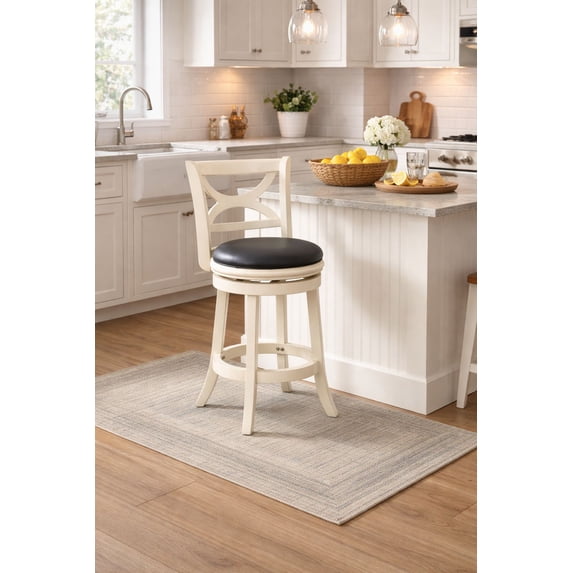 Florence Swivel Counter Stool - Buttermilk