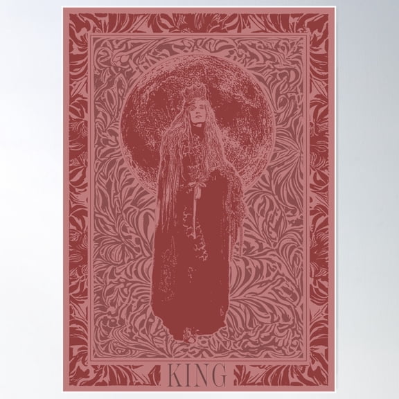 Florence + The Machine Unofficial Fan Made King, Dance Fever Print Poster Wall Art, Modern Wall Decor For Living Room Bedroom, 8x12 UNFRAMED