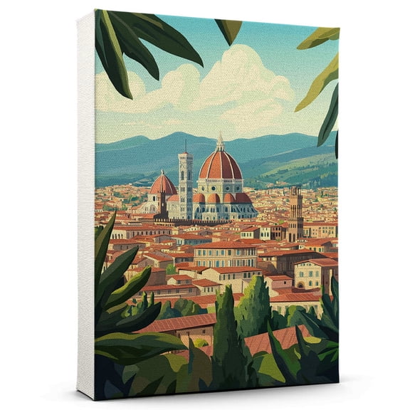 Florence Travel Canvas, Italy Canvas Print,Florence Canvas Wall Art,Italy Travel Wall Art, Travel Print, Travel Gift -103AZ467
