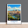 thumbnail image 1 of Florence Travel Print Wall Art, Travel Poster of Florence, Florence Art Lovers , Italy, Italy Art, Unframed Paper Poster 8x10in, 1 of 4