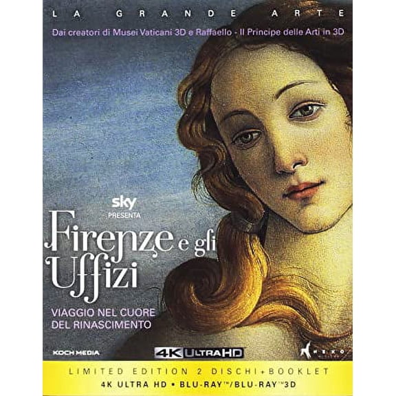 Florence and the Uffizi Gallery 3D/4K ( Firenze e gli Uffizi 3D/4K ) (3D & 2D) [ Blu-Ray, Reg.A/B/C Import - Italy ]