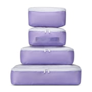 Florence by Mills x DELSEY PARIS No Drama 4-Piece Polyester Packing Cube Set Lavender F4398103628