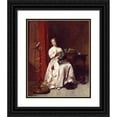thumbnail image 1 of Florent Willems 20x24 Black Ornate Framed Double Matted Museum Art Print Titled: The Tapestry, 1 of 5