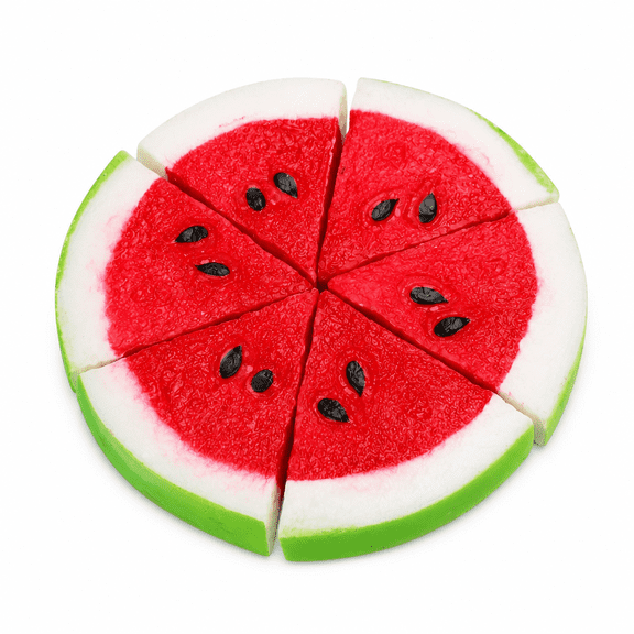 Florenta Artificial PVC Watermelon Slices (6 Pcs)