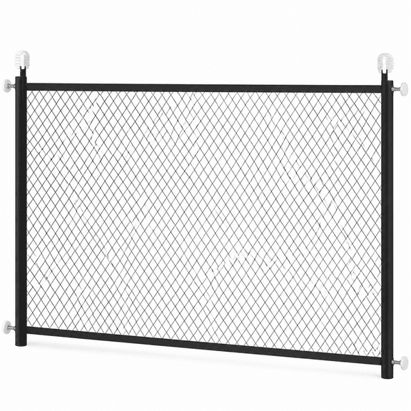 Florenta Gate For Dogs Folding Mesh Gate Indoor And Outdoor
