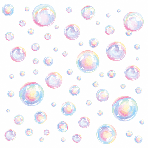 Florenta Removable Wall Stickers Peel And Diy Decals Wallpaper Bubble Bedroom Decor Bathroom Child