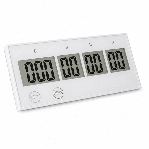 Florenta Reusable Countdown Clock for All of The Big Events in Your Life,Wedding Save The Date Countdown,Retirement Countdown Timer,Baby Due Date&Christmas Countdown,up to 999 Day Countdown Timer