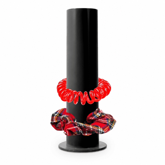 Florenta Scrunchie Hair Holder Display Band Holder Acrylic Stand Scrunchy Tie Ponytail Ties Storage Accessories Rack