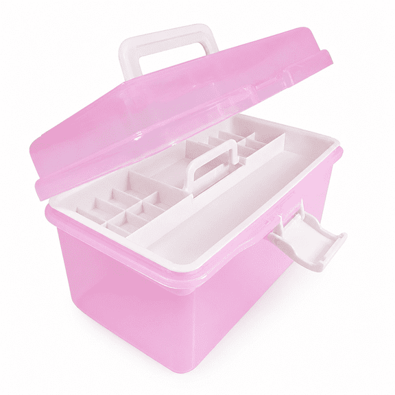 Florenta Tool Storage Case Box, Nail Polish Travel Case, Manicure Organizers Storage Box Holder, First Aid Box Case