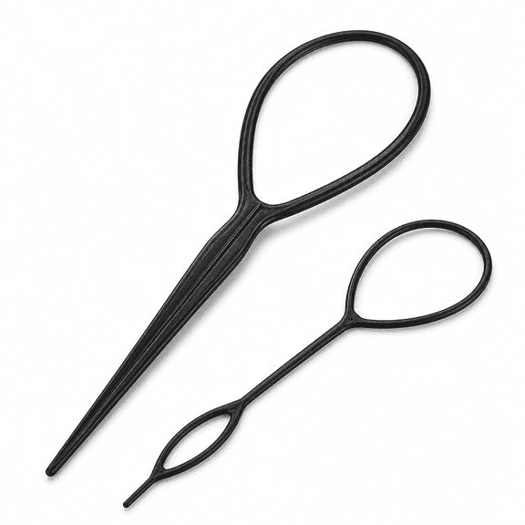 Florenta Topsy Tail Hair Tool Hair Pull Through Tool Hair Loop Styling Tool - Ponytail Maker Loop Braiding Hair Supplies