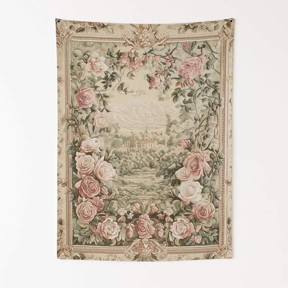 Florentine Beauty Wall Tapestry for Bedroom by DC | Italian-Inspired Tapestry Wall Hanging & Aesthetic Decor for Dorm, Living Room, Picnic & Home | 39"x52"