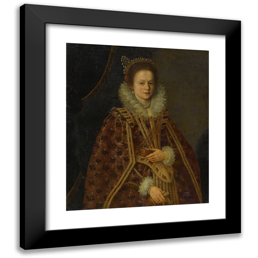 Florentine School 12x14 Black Modern Framed Museum Art Print Titled ...