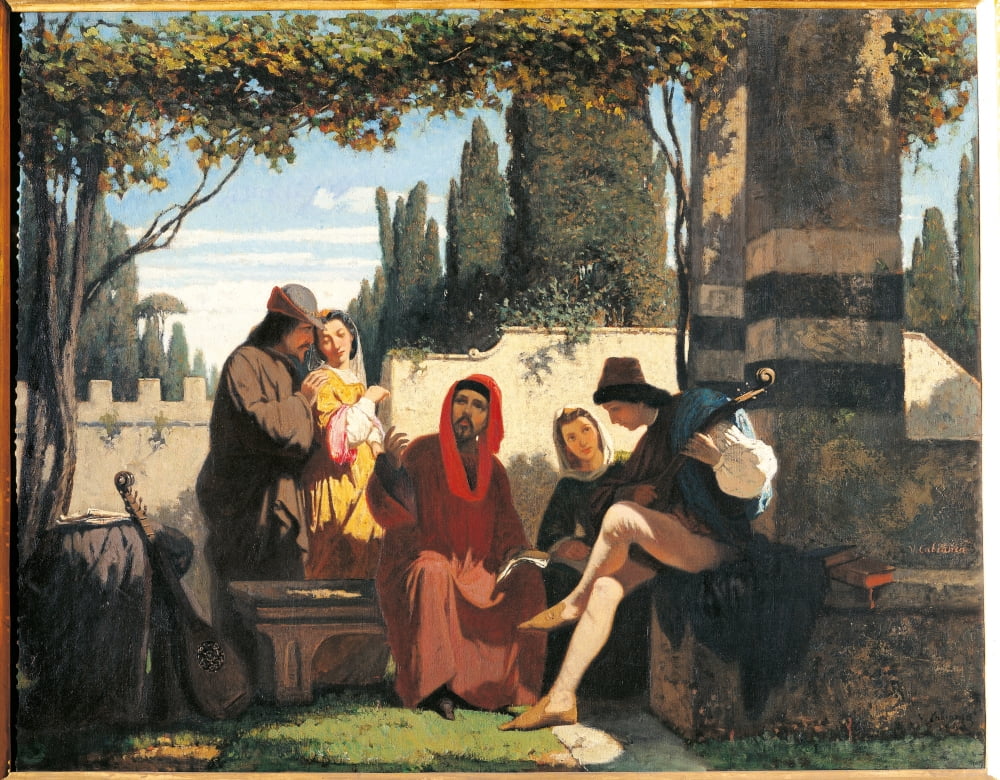 Florentine Troubadours Canvas Art -  (24 x 18)