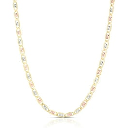 Women s Welry 4mm Glitter Rope Chain Necklace in 10kt Yellow Gold 22 Walmart
