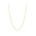 thumbnail image 1 of Floreo 10k Yellow Gold 0.75mm Solid Miami Cuban Gourmette Chain Necklace18 Inch, 1 of 3