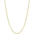 thumbnail image 1 of Floreo 10k Yellow Gold 1.5mm Lite Round Box Link Chain Necklace 16 Inch, 1 of 5